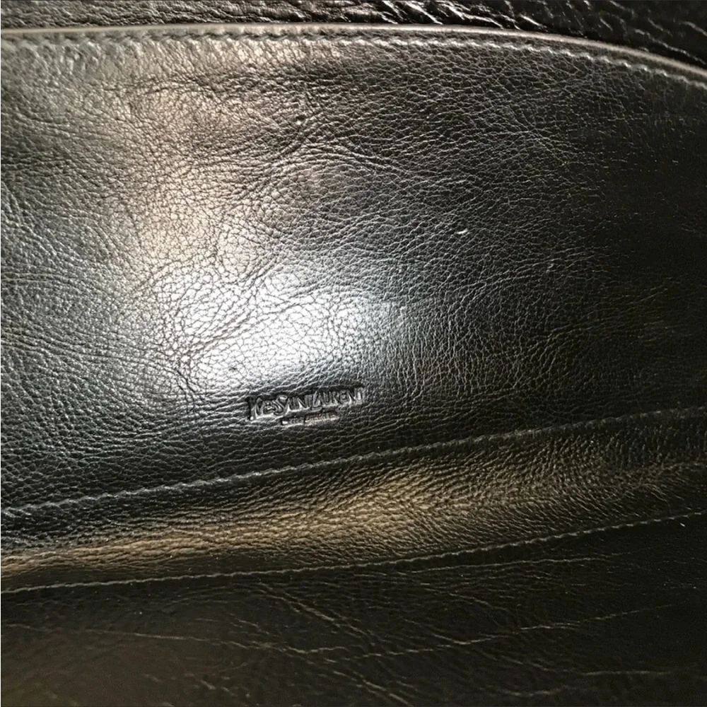 Yves Saint Laurent Black Travel Wallet - Picture 4 of 8